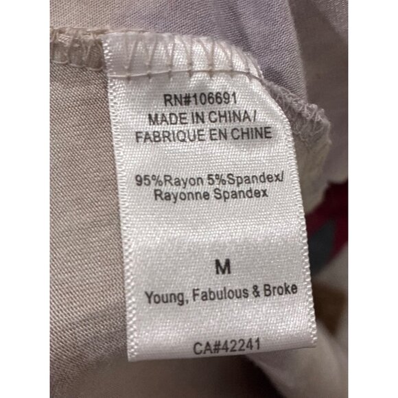 Young Fabulous & Broke Sassy Womens Sassy Maxi Dress size M Ripple Charcoal - Picture 9 of 9